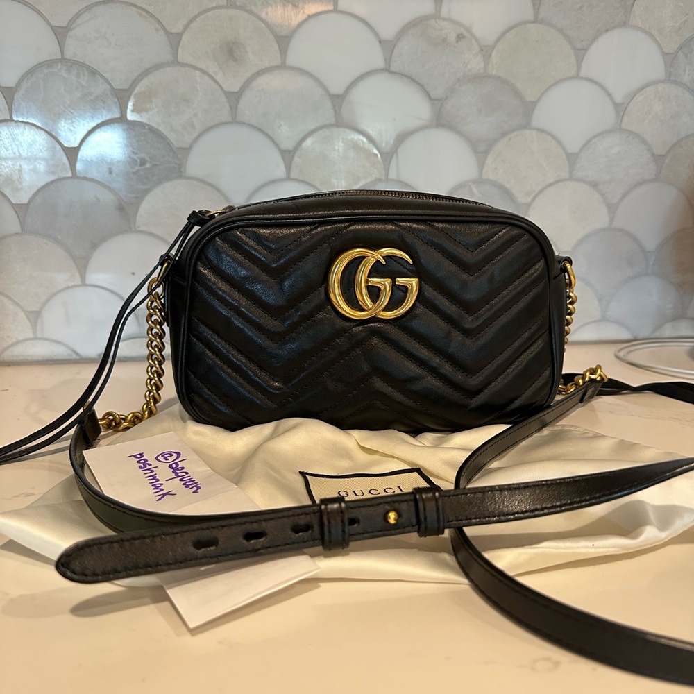 Authentic Gucci Marmont Camera Bag
